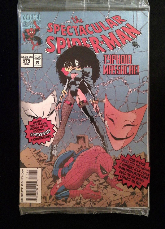 Spectacular Spider-Man #213P  Marvel Comics 1994 NM-  Polybagged