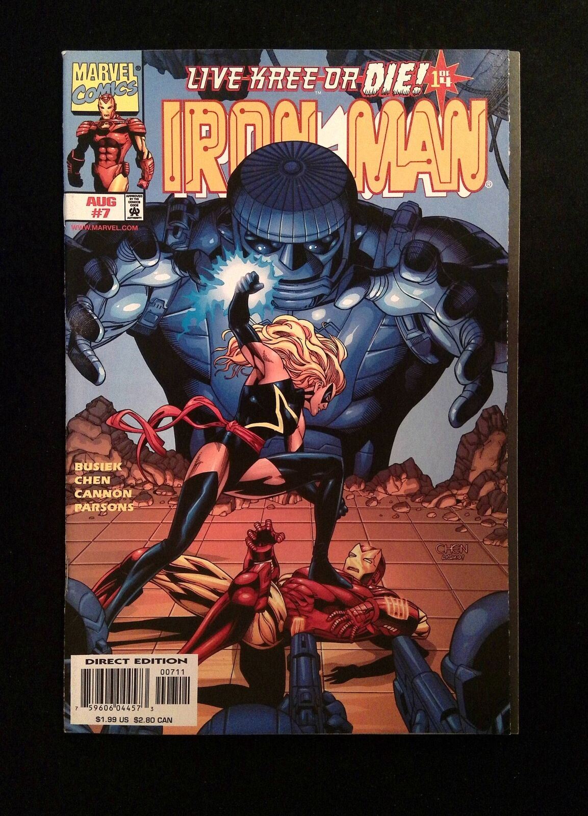 Iron Man  #7 (3RD SERIES) MARVEL Comics 1998 VF/NM