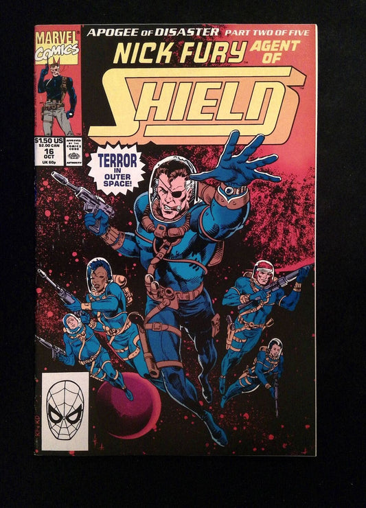 Nick  Fury  Agent of  SHIELD #16 (3RD SERIES) MARVEL Comics 1990 VF+