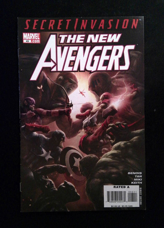 New Avengers #43  MARVEL Comics 2008 VF+