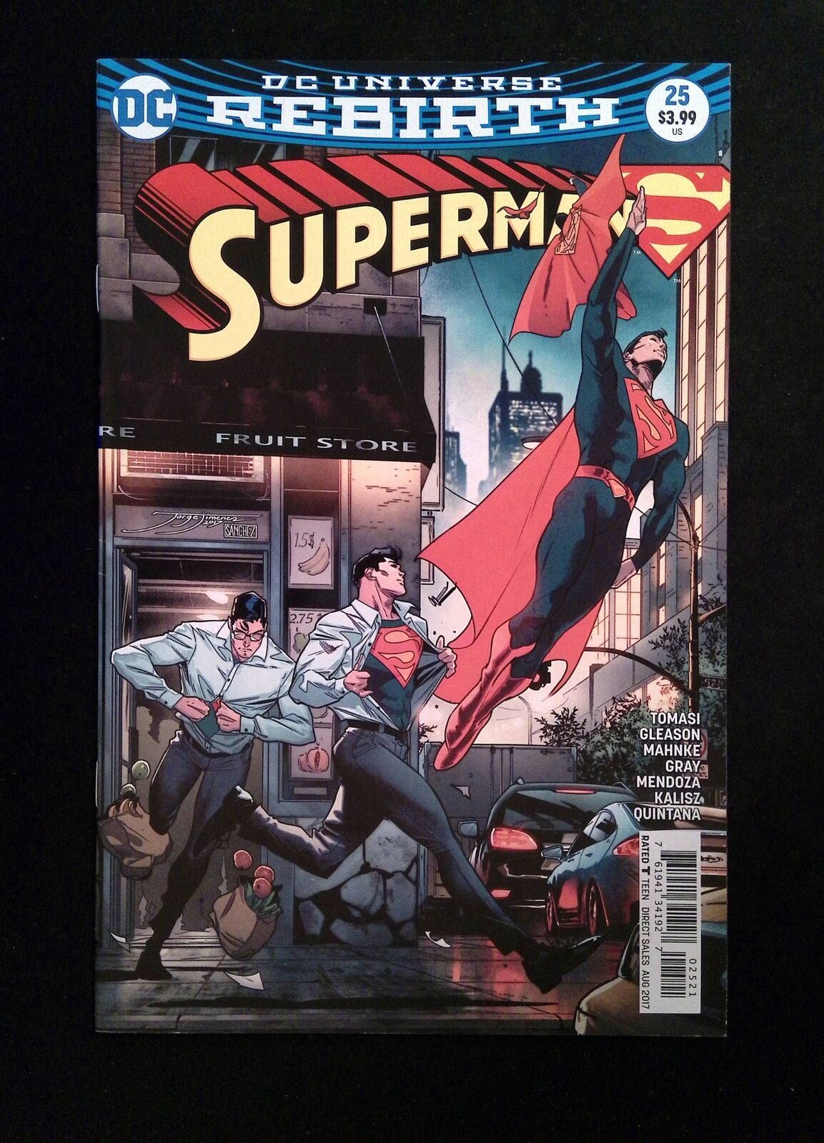 Superman #25B (4TH SERIES) DC Comics 2017 VF+  Variant