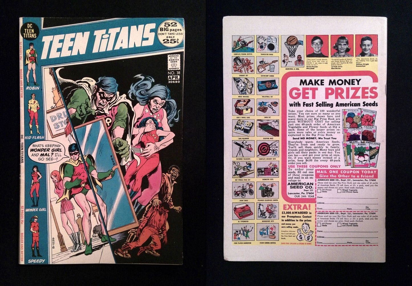 Teen Titans #38  DC Comics 1972 FN+