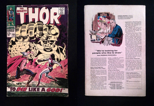 Thor #139  Marvel Comics 1967 VG/FN