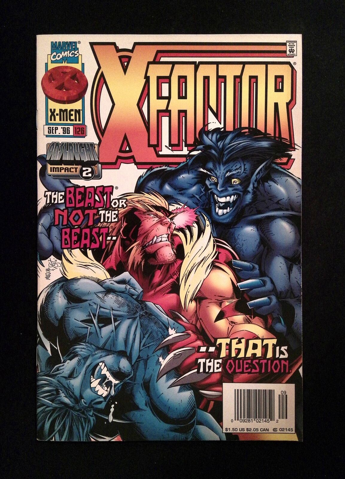 X-Factor #126N  Marvel Comics 1996 VF Newsstand Newsstand Edition