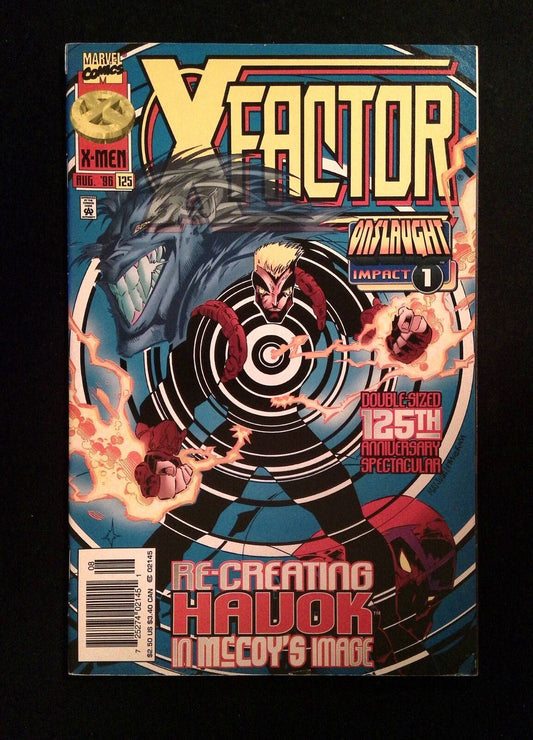 X-Factor #125N  Marvel Comics 1996 VF+ Newsstand Newsstand Edition