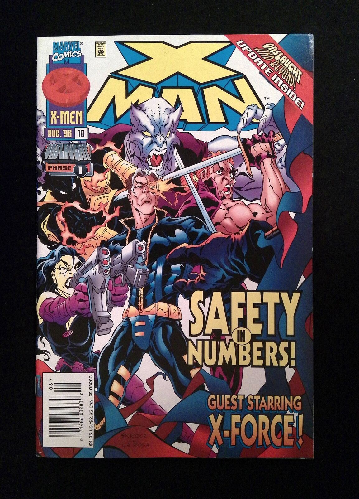 X-Man #18  MARVEL Comics 1996 NM- NEWSSTAND