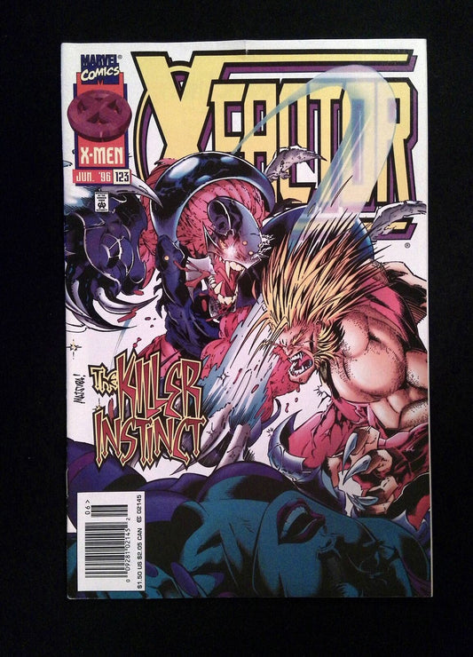 X-Factor #123N  Marvel Comics 1996 FN/VF Newsstand Newsstand Edition