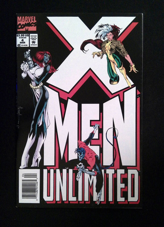 X-Men Unlimited #4  MARVEL Comics 1994 VF+ NEWSSTAND