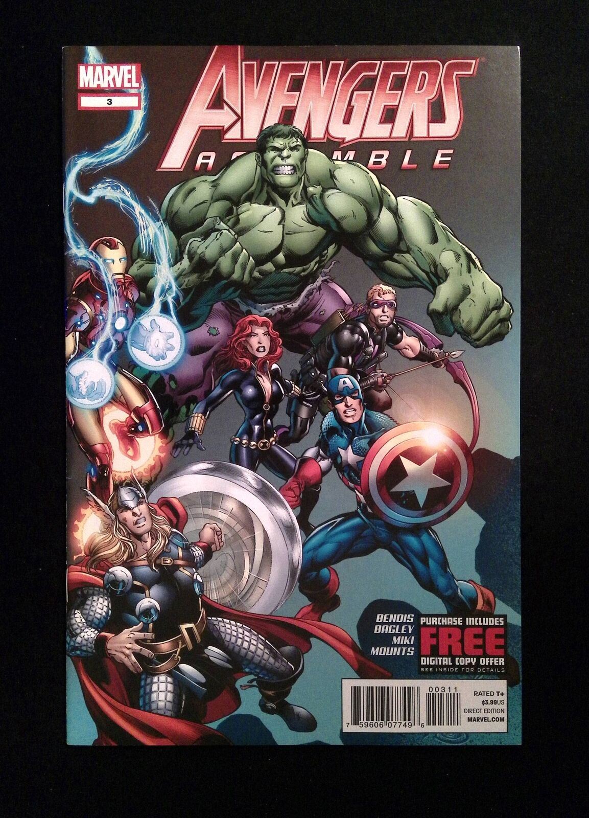 Avengers Assemble #3  MARVEL Comics 2012 VF+