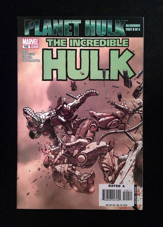 Incredible Hulk #102 (2ND SERIES) MARVEL Comics 2007 VF/NM