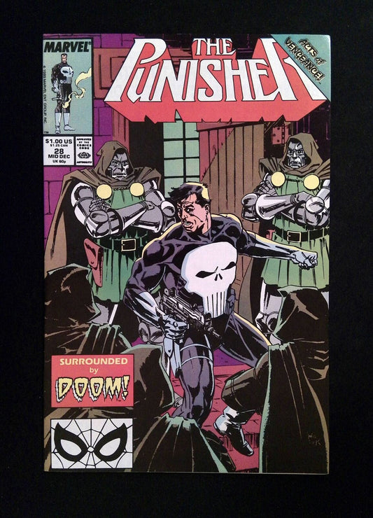 Punisher #28 (2ND SERIES) MARVEL Comics 1990 VF/NM