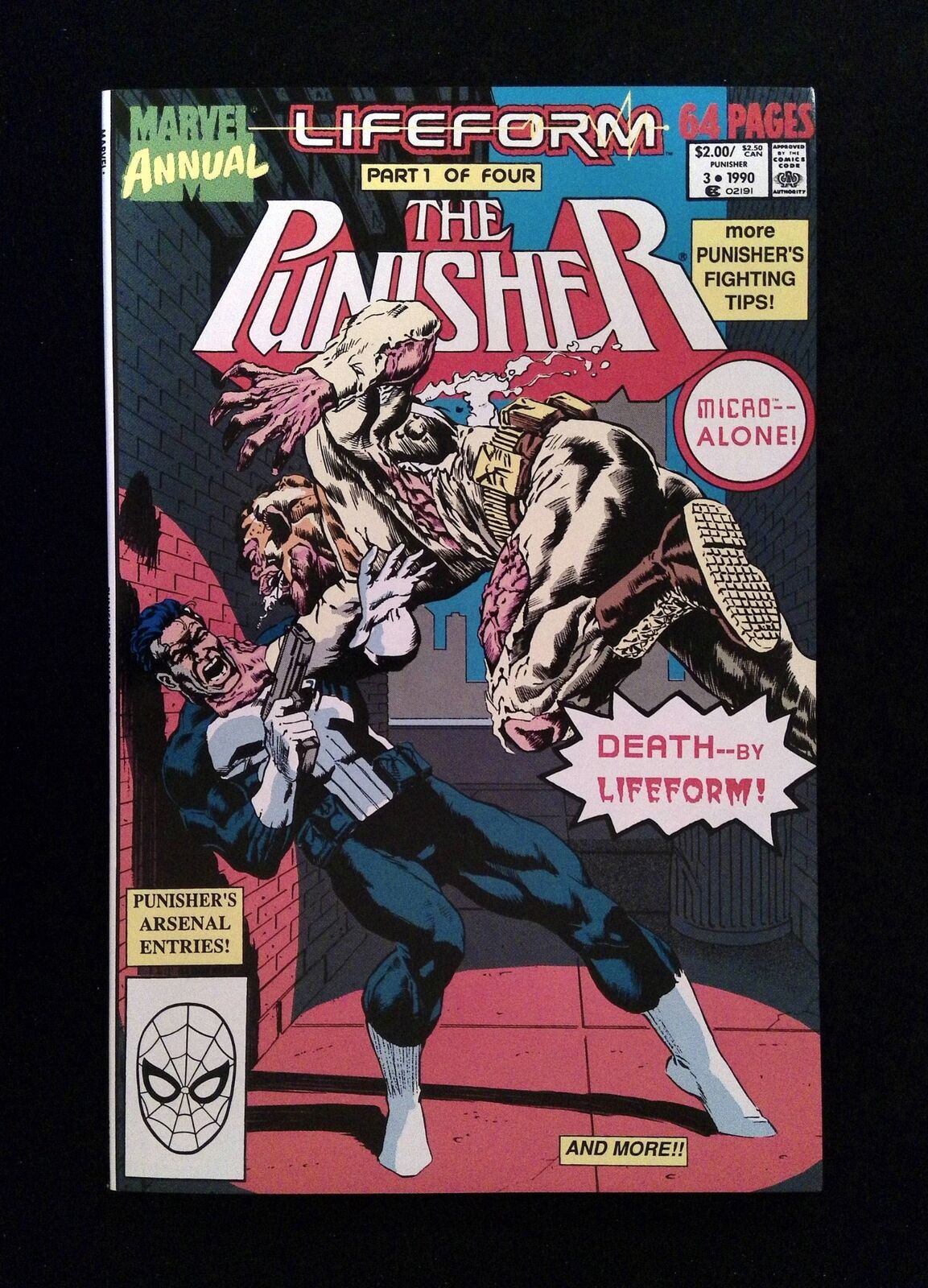 Punisher Annual  #3 (2ND SERIES) MARVEL Comics 1990 NM+