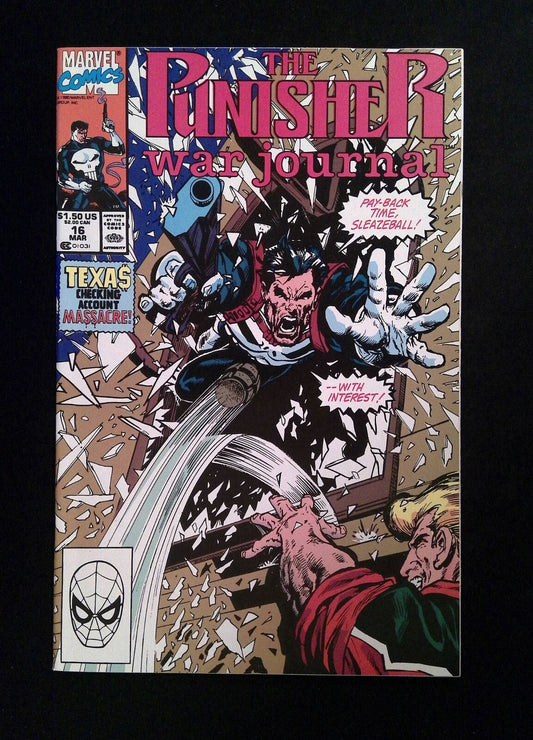 Punisher War Journal #16  MARVEL Comics 1990 NM