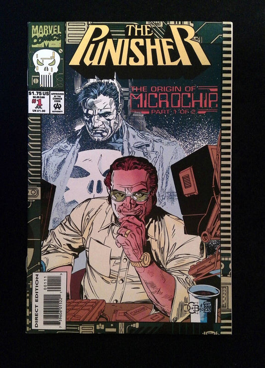 Punisher Origin of Microchip #1  MARVEL Comics 1993 NM