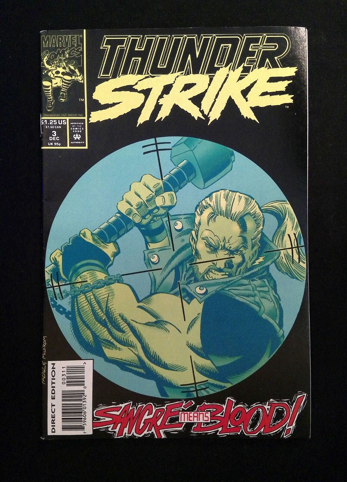 Thunderstrike #3  MARVEL Comics 1993 VF+