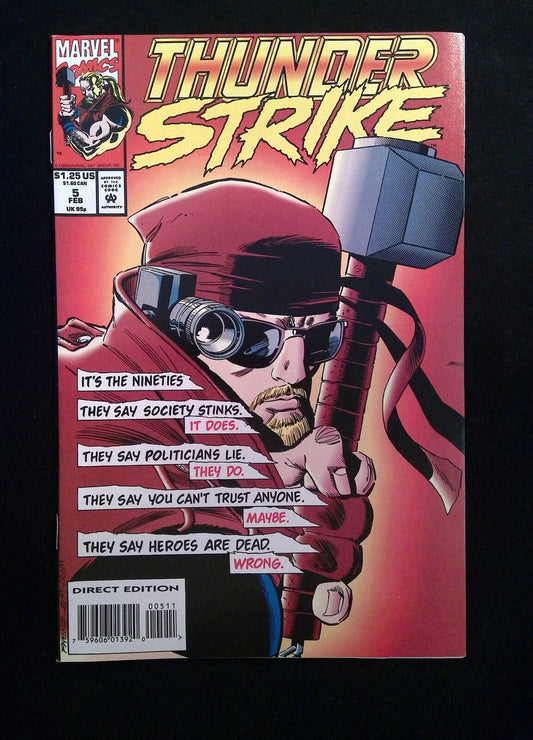 Thunderstrike #5  MARVEL Comics 1994 VF+