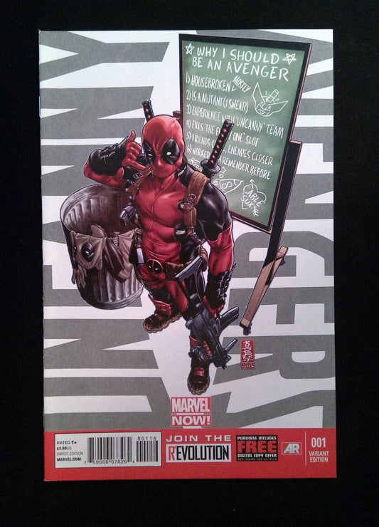 Uncanny Avengers #1J  MARVEL Comics 2012 NM-  VARIANT COVER
