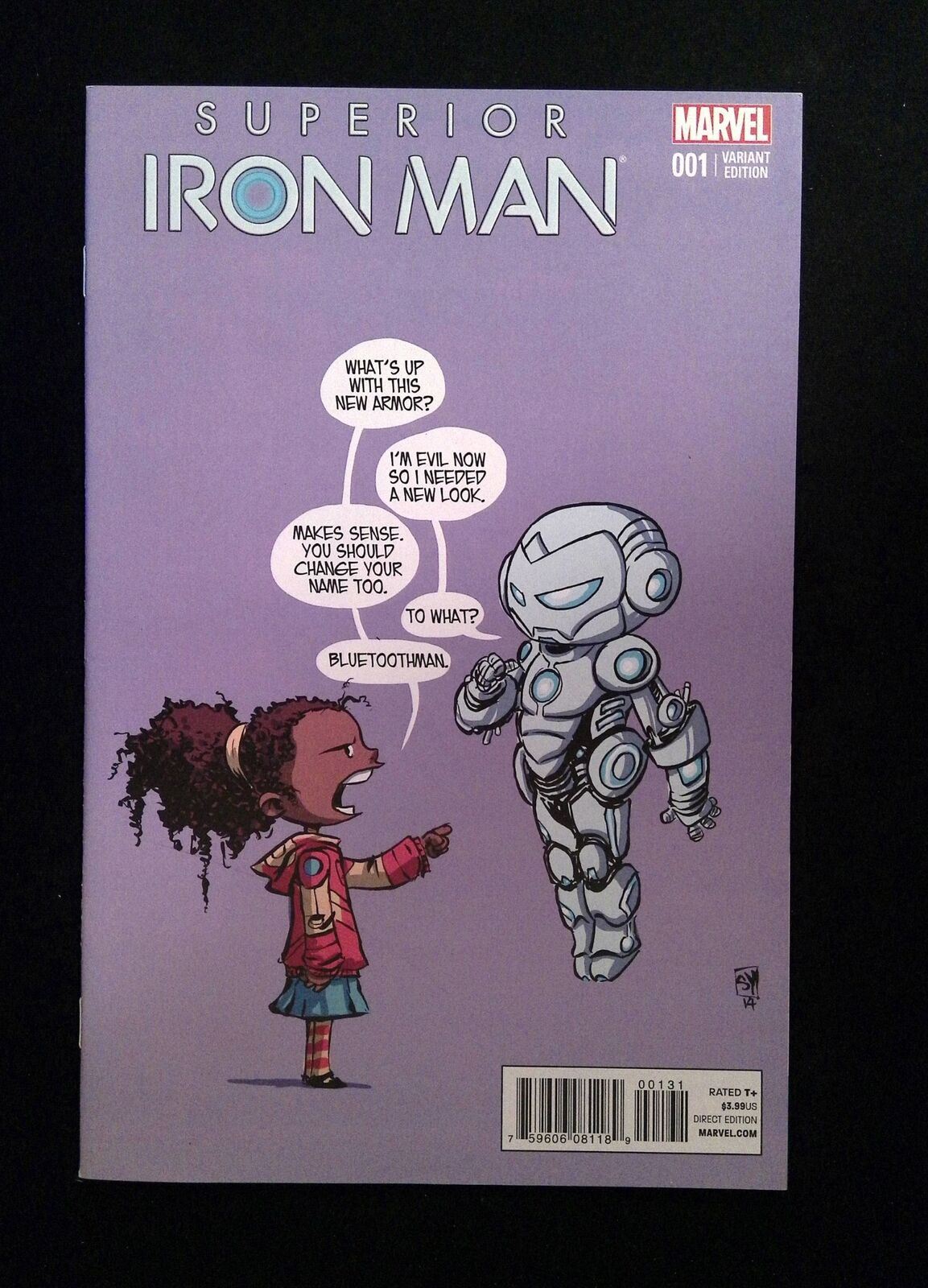 Superior Iron Man #1H  MARVEL Comics 2015 VF+  YOUNG VARIANT