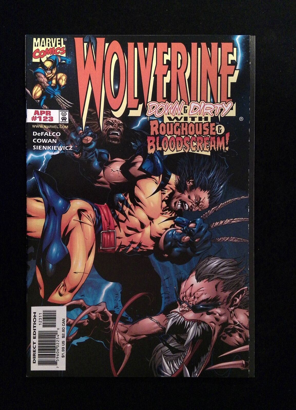 Wolverine #123  MARVEL Comics 1998 NM-