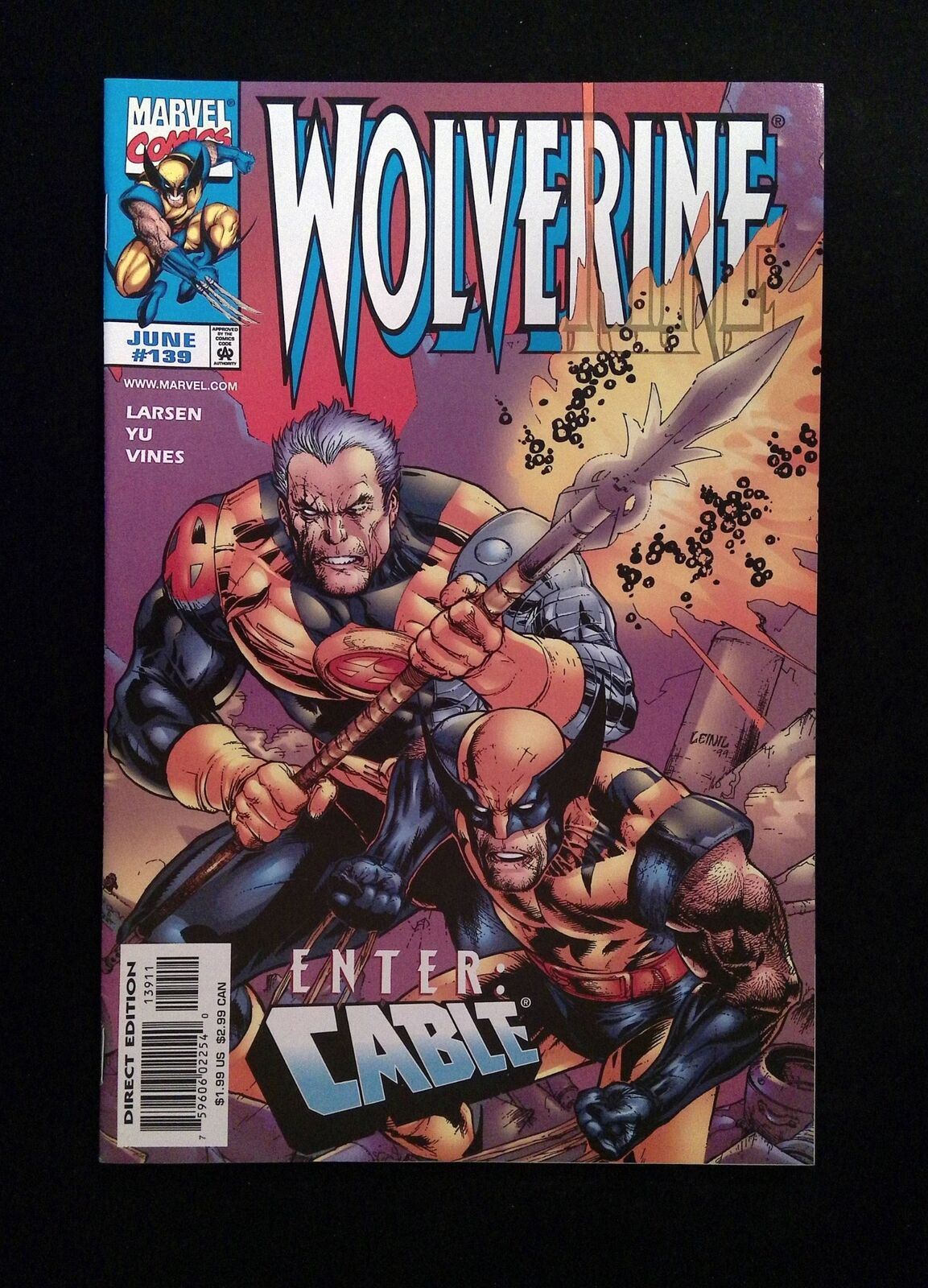 Wolverine #139  MARVEL Comics 1999 NM-