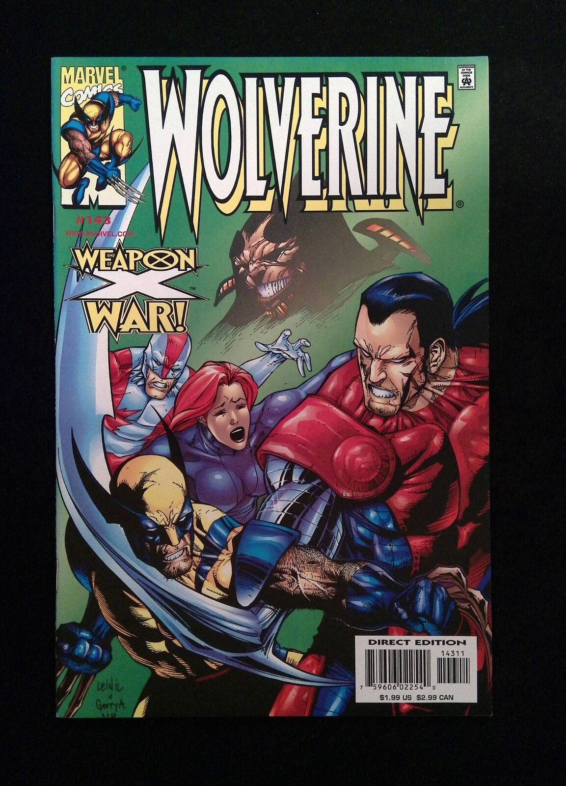 Wolverine #143  MARVEL Comics 1999 NM