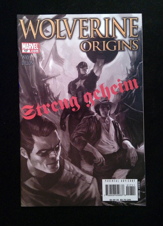 Wolverine Origins #17  MARVEL Comics 2007 NM-