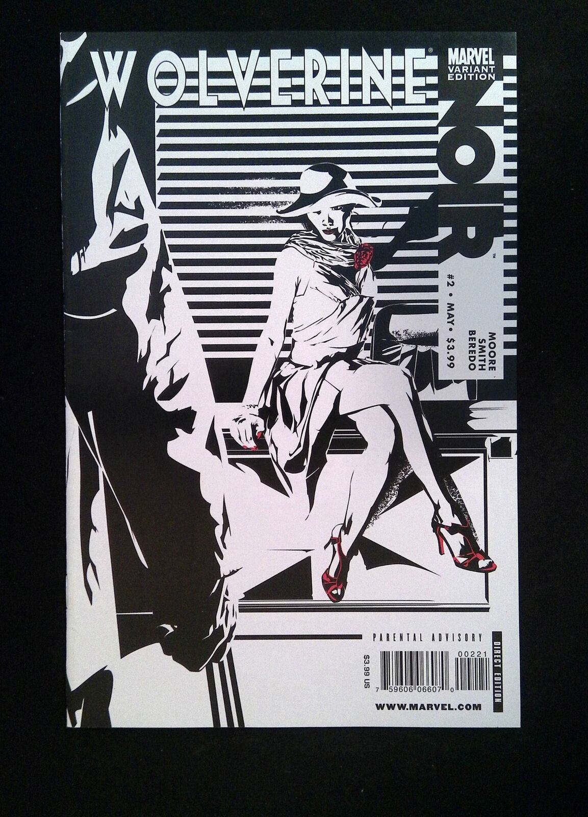 Wolverine Noir #2B  MARVEL Comics 2009 VF+  VARIANT COVER