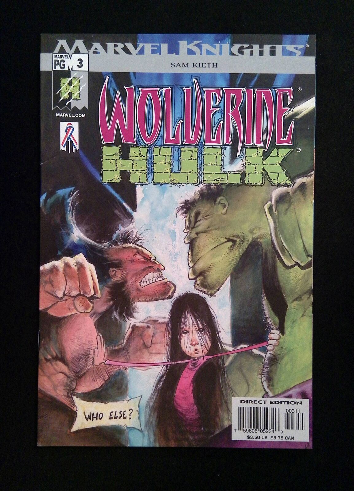 Wolverine Hulk #3  MARVEL Comics 2002 VF+