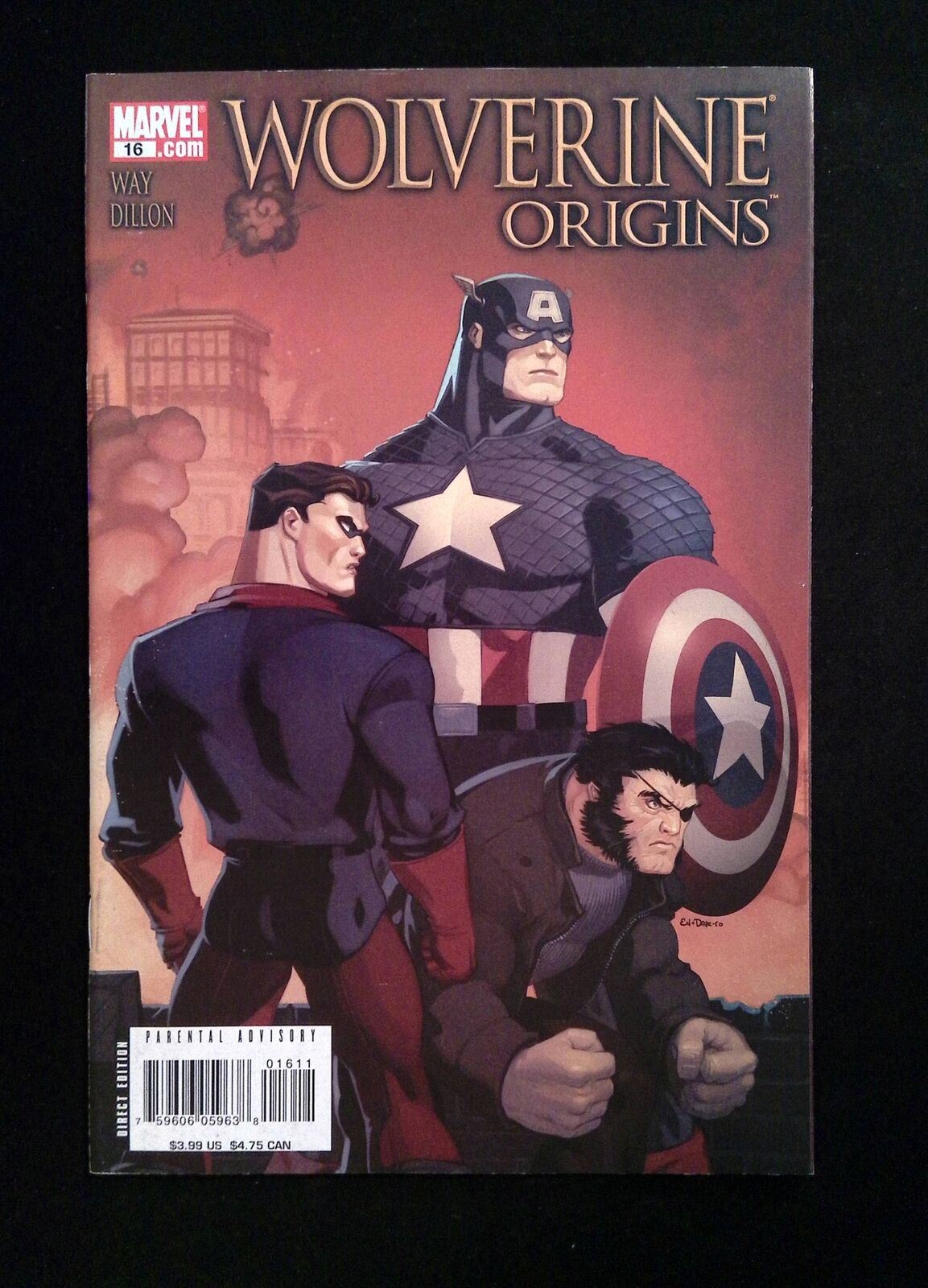 Wolverine Origins #16B  MARVEL Comics 2007 VF+  MCGUINNES VARIANT