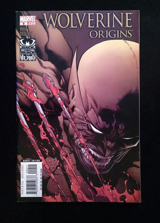 Wolverine Origins #9  MARVEL Comics 2007 VF+