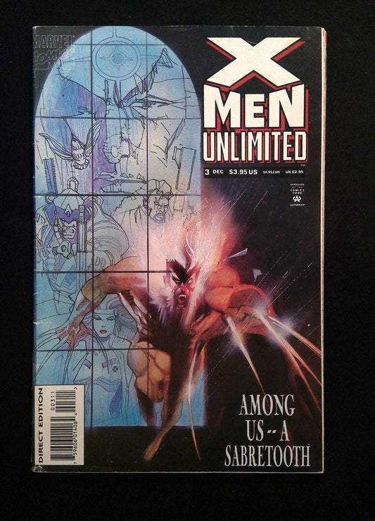 X-Men Unlimited #3  MARVEL Comics 1993 FN/VF