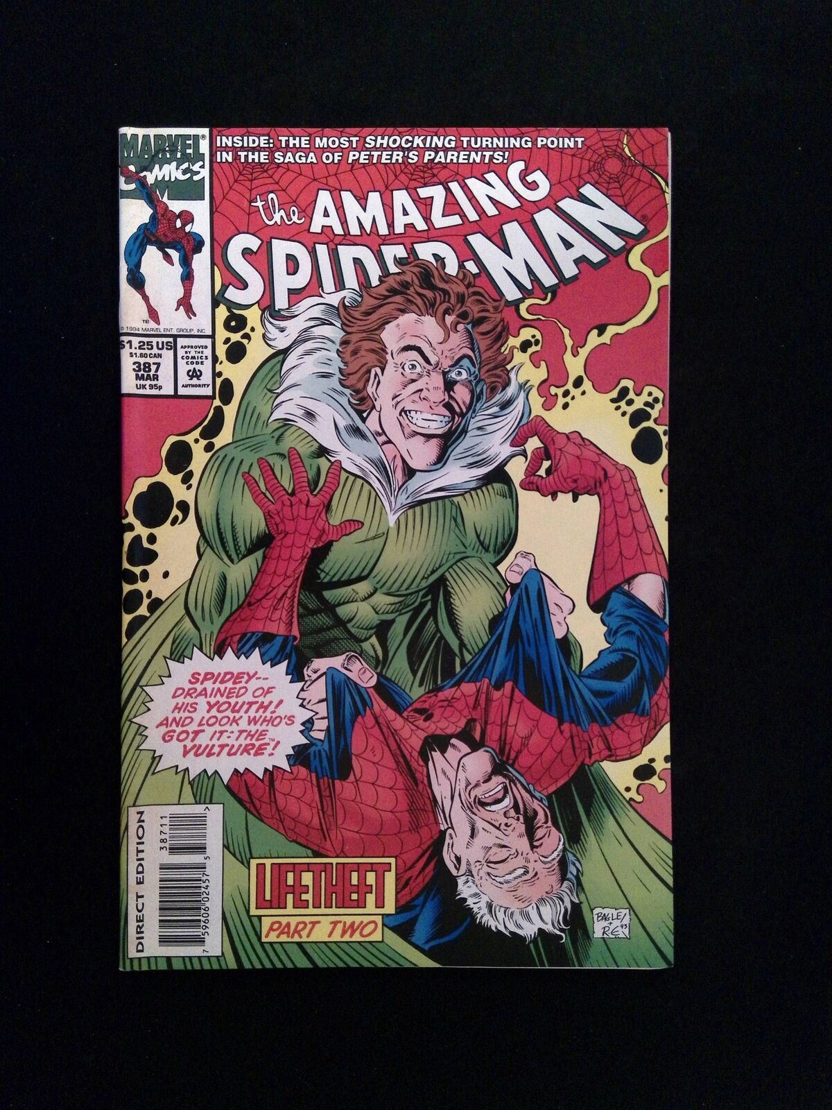 Amazing Spider-Man #387  Marvel Comics 1994 VF+