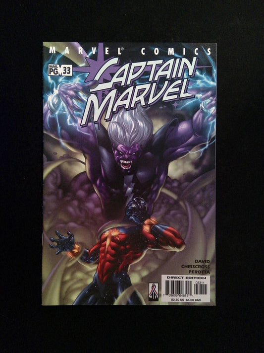 Captain Marvel  #33 (4th Series) Marvel Comics 2002 NM