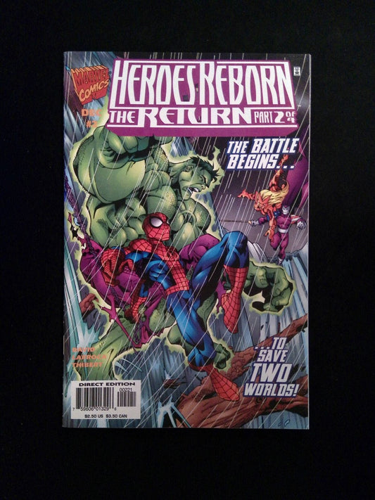 Heroes Reborn The Return #2B  Marvel Comics 1997 NM  Larroca Variant