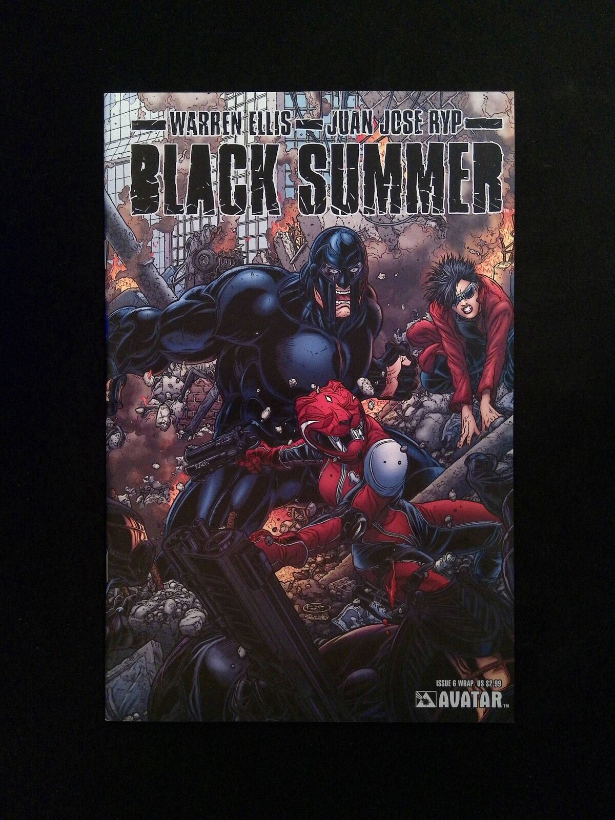 Black Summer #6D  AVATAR Comics 2007 NM  Variant