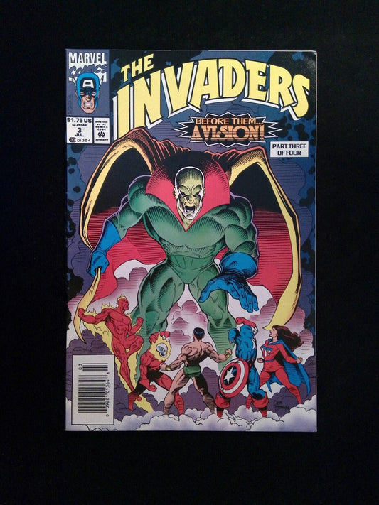 Invaders #3 (2nd Series) Marvel Comics 1993 VF+ Newsstand