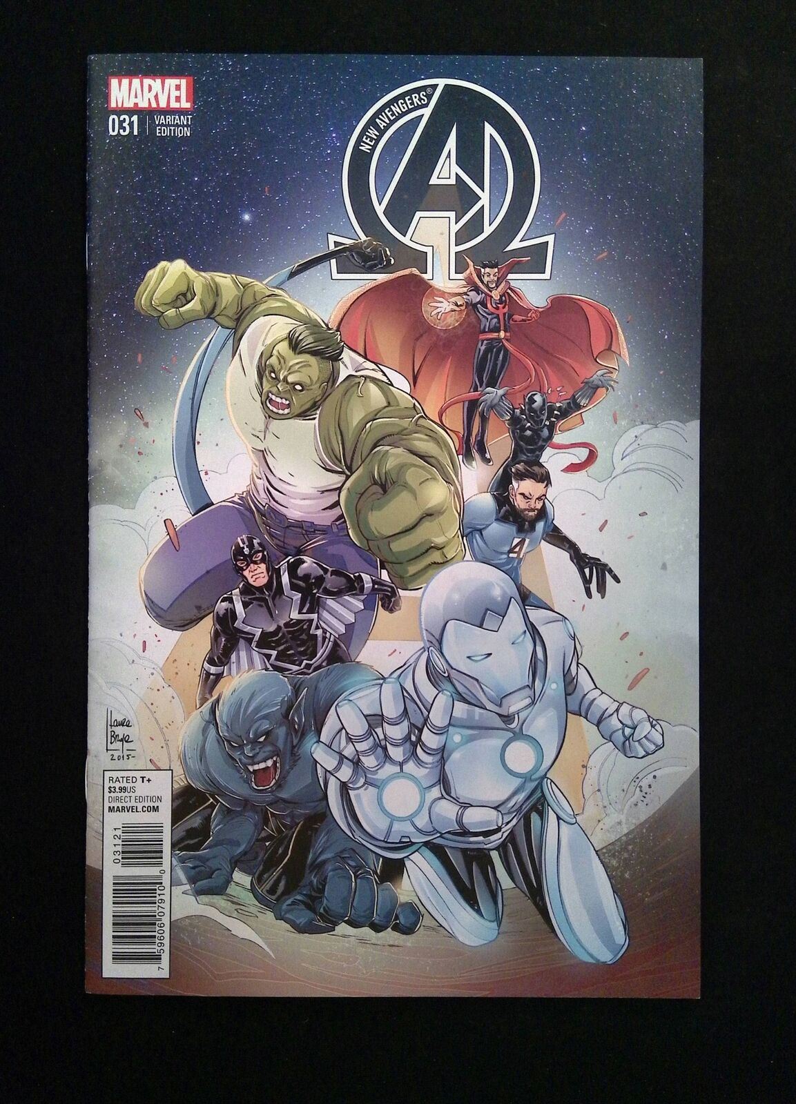 New Avengers #31B (3rd Series) Marvel Comics 2015 VF/NM  Braga Variant