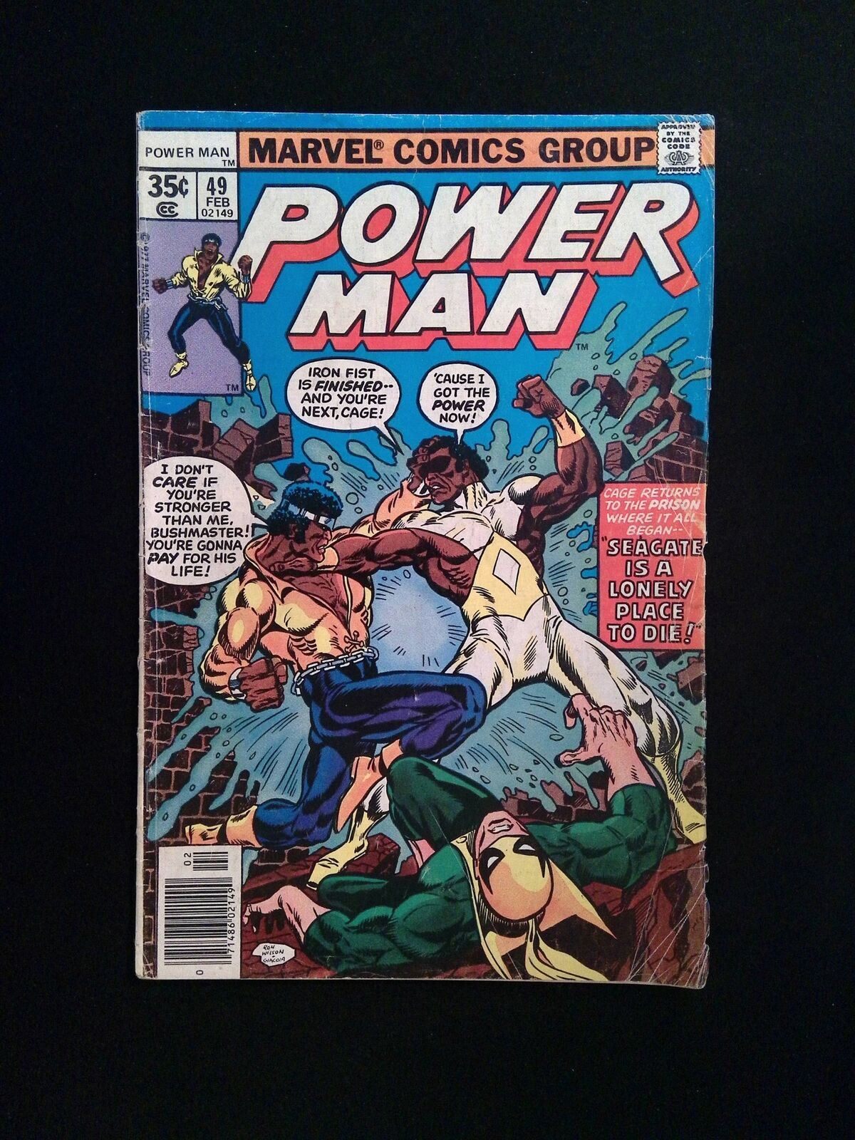 Power Man and Iron Fist #49  MARVEL Comics 1978 VG+ NEWSSTAND