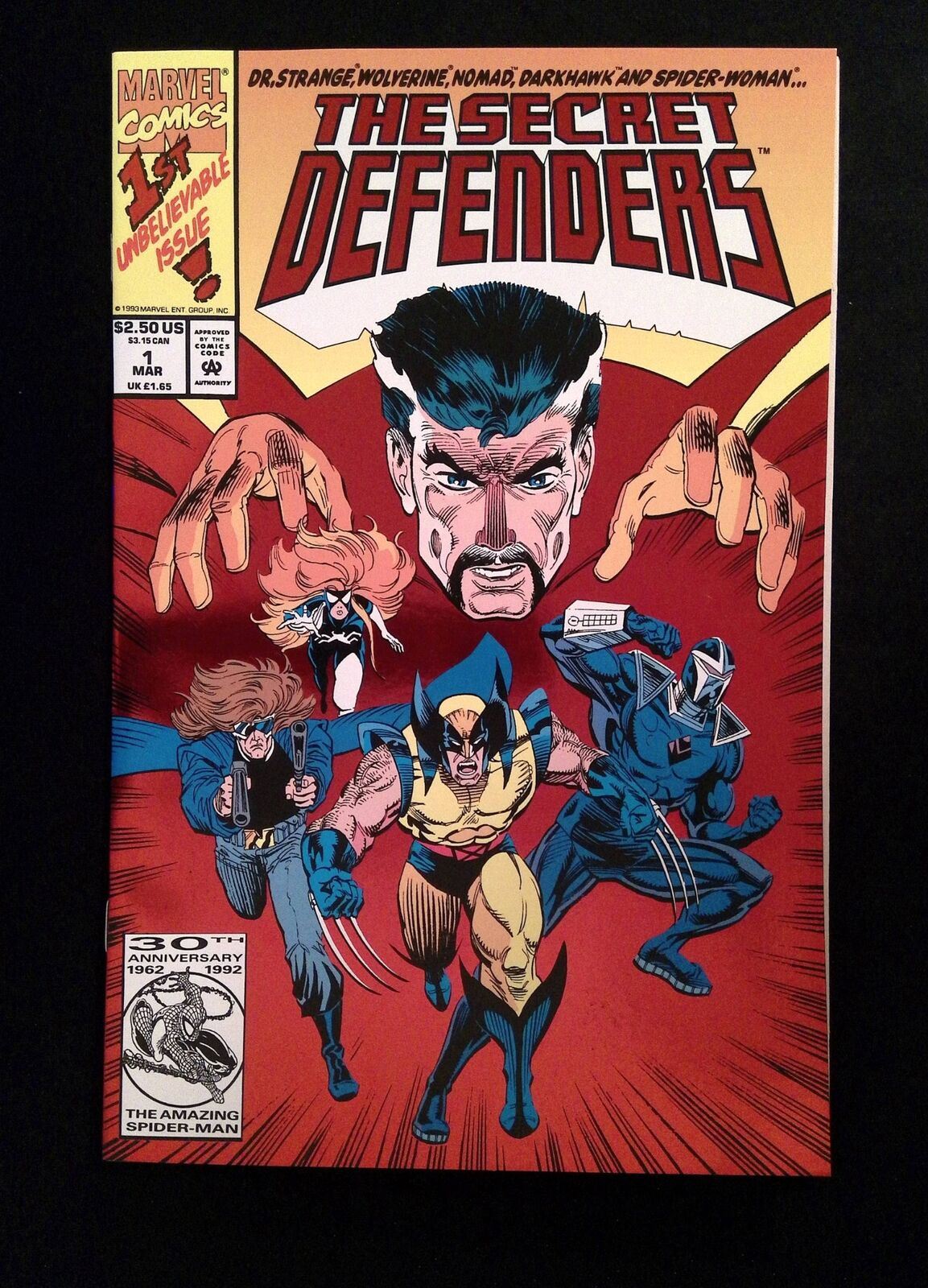 Secret Defenders #1  MARVEL Comics 1993 NM+