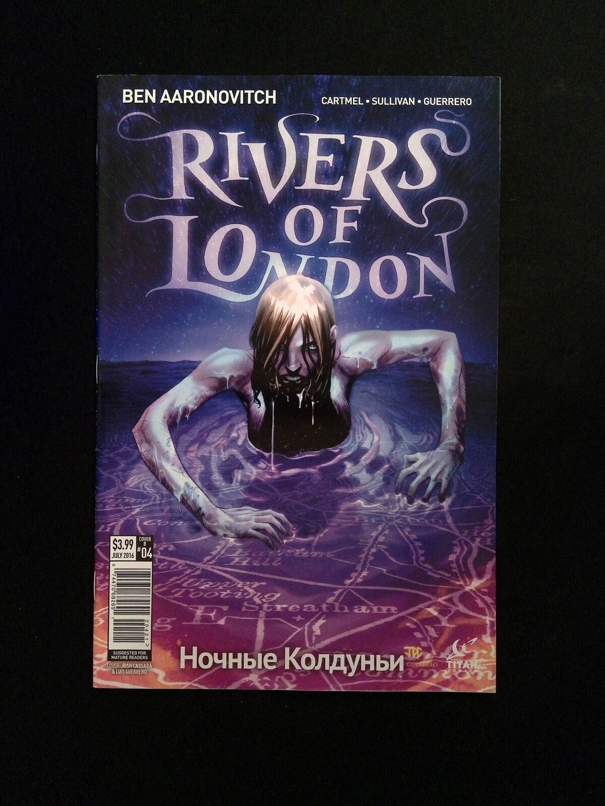 Rivers of London  Night Witch #4B  TITAN Comics 2016 VF+  Variant