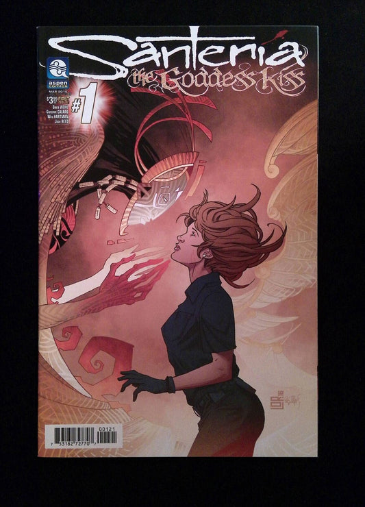 Santeria The Goddess Kiss #1B  ASPEN Comics 2016 VF+  LRENZANA VARIANT