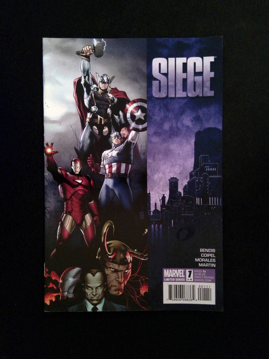 Siege #7  Marvel Comics 2010 VF/NM  HC