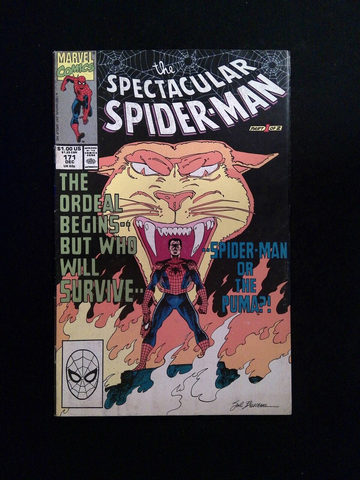 Spectacular Spider-Man #171  MARVEL Comics 1990 FN