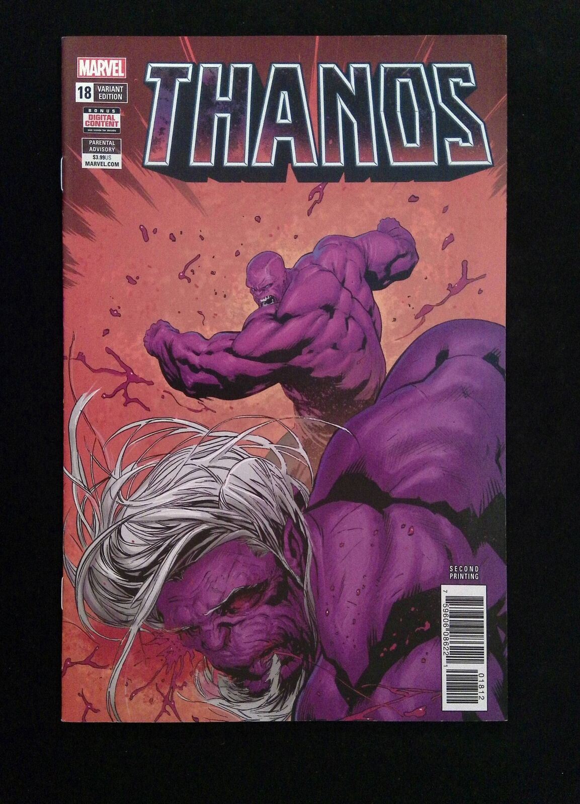 Thanos #18C  Marvel Comics 2018 NM  2nd Printing