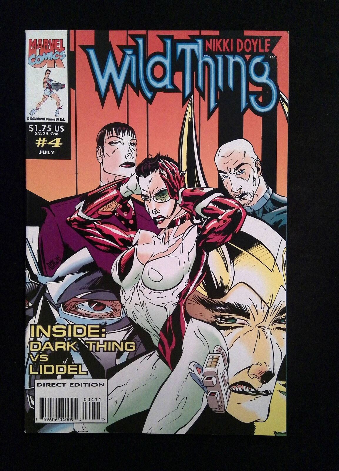 Wildthing #4  MARVEL Comics 1993 VF/NM