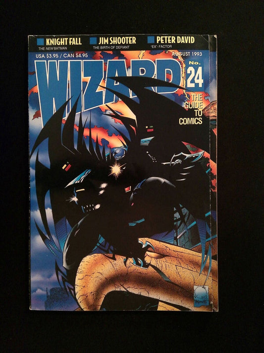 Wizard the Comics Magazine #24U 1993 VF+ QUESADA, PALMOTTI VARIANT