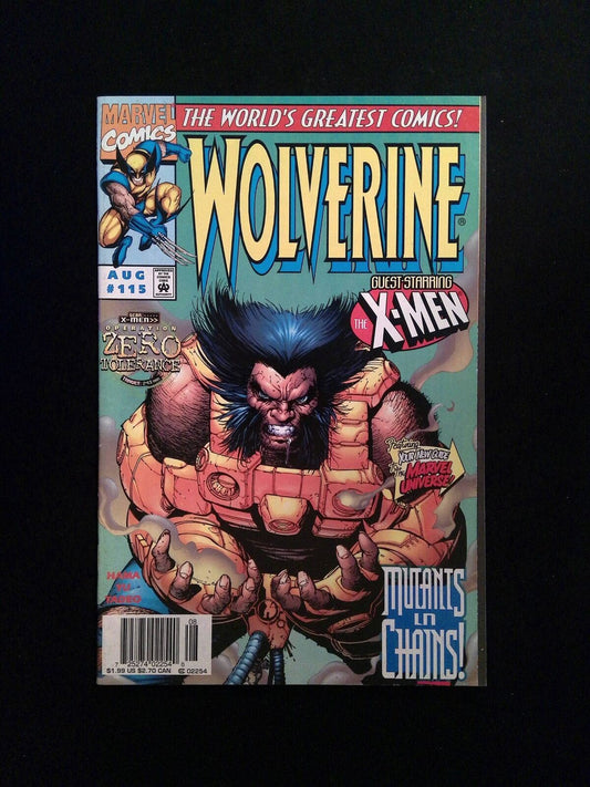 Wolverine #115  MARVEL Comics 1997 VF+ NEWSSTAND