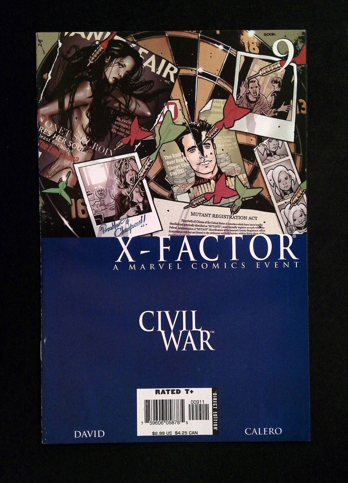 X-Factor #9 (3RD SERIES) MARVEL Comics 2006 VF+