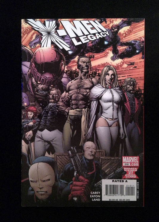 X-Men Legacy #210  MARVEL Comics 2008 VF+