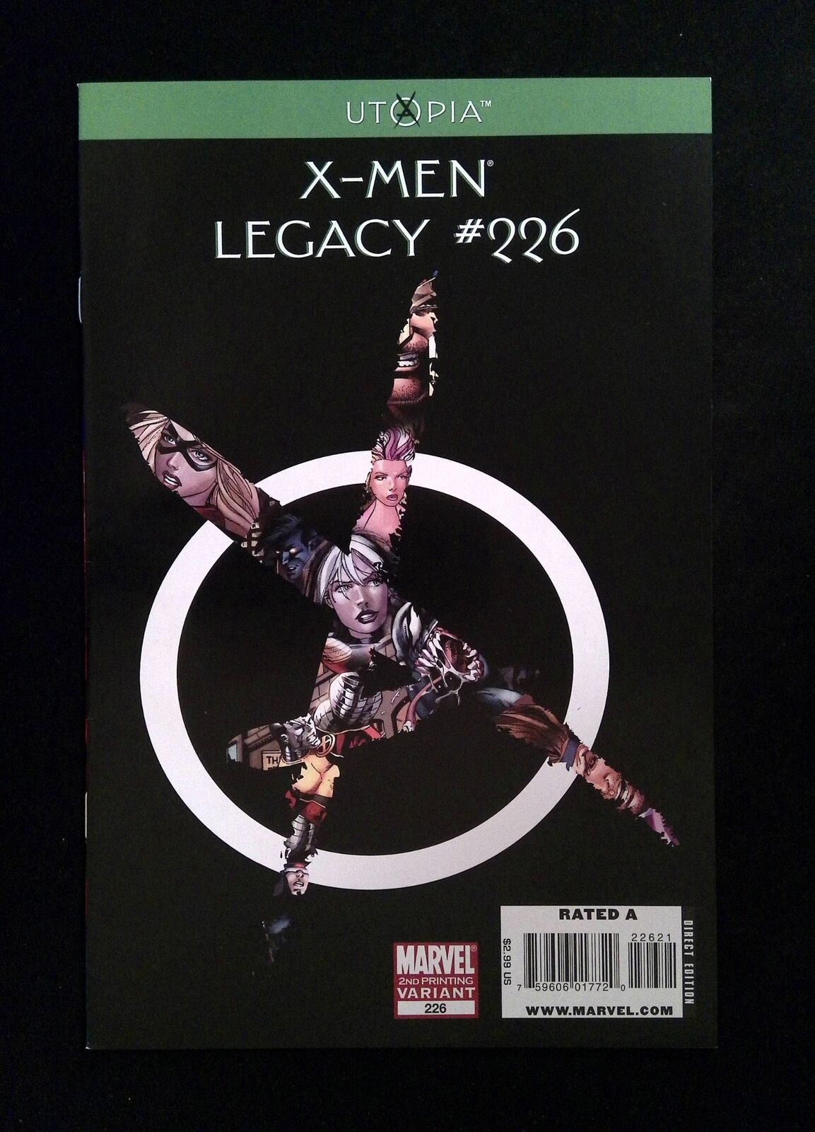 X-Men Legacy #226REP  MARVEL Comics 2009 VF+  WEAVER VARIANT
